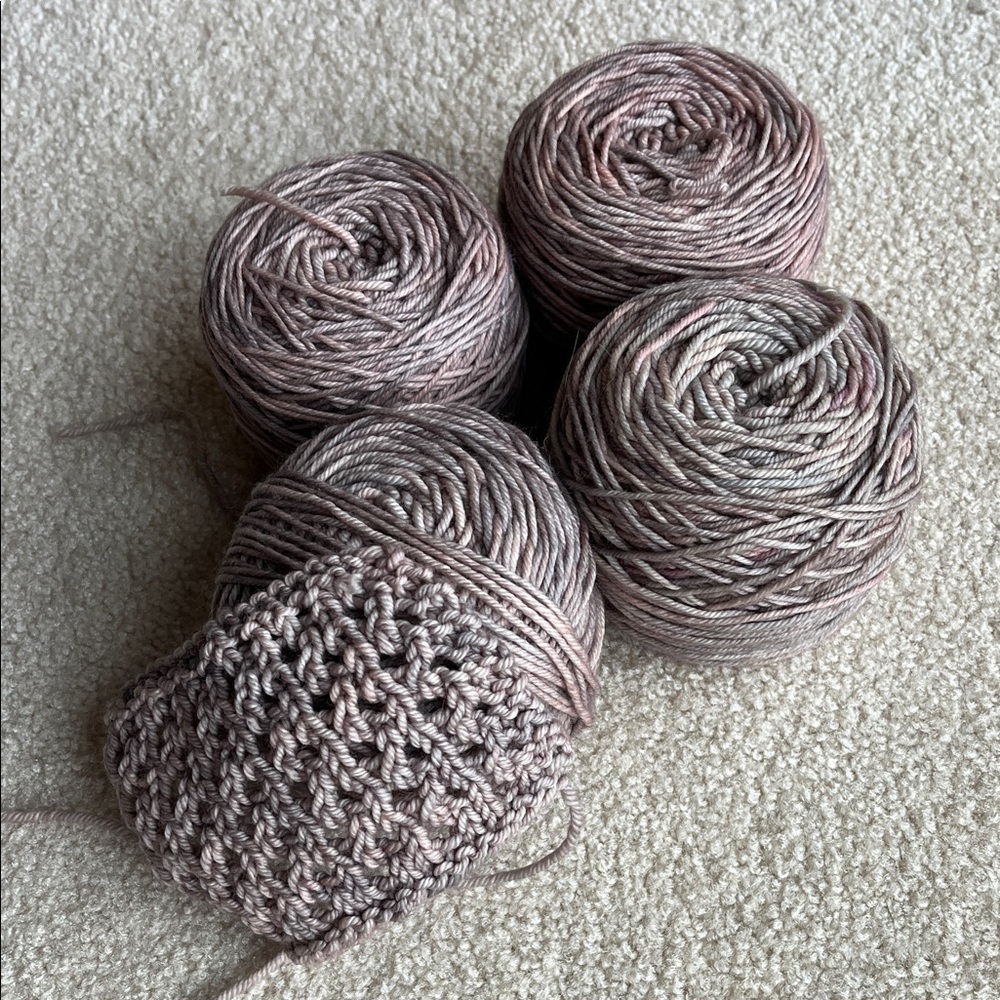 Destash 4 skeins Madelinetosh Vintage Superwash Wool Yarn